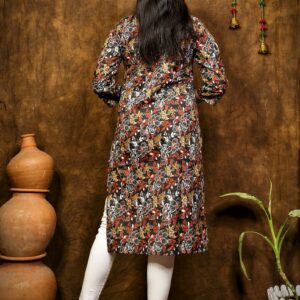 COTTON V NECK KURTI