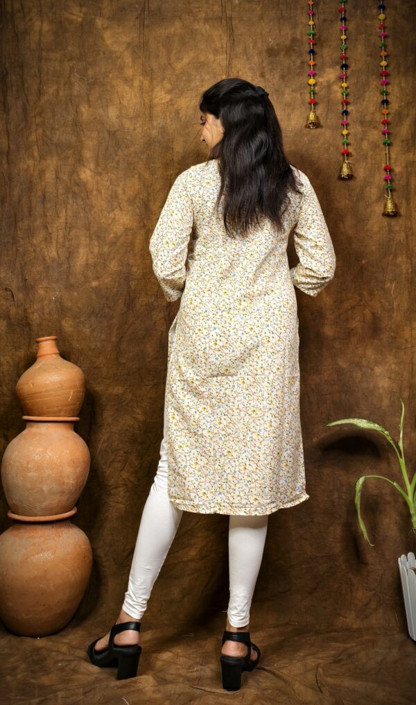 COTTON V NECK KURTI - Image 5