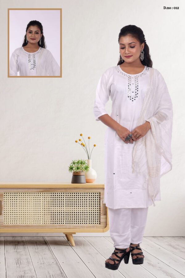 Maya Jalpari new mirror work kurti 3pic