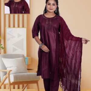 Maya Jalpari new mirror work kurti 3piece