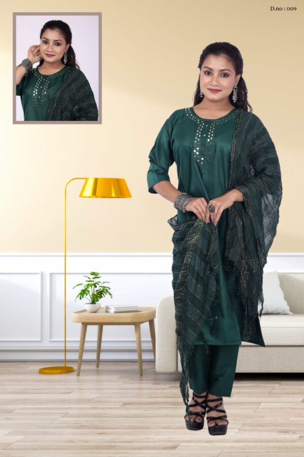 Maya Jalpari new mirror work kurti 3piece